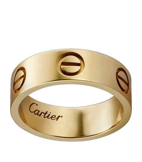 cartier gold love ring|cartier love interlocking ring.